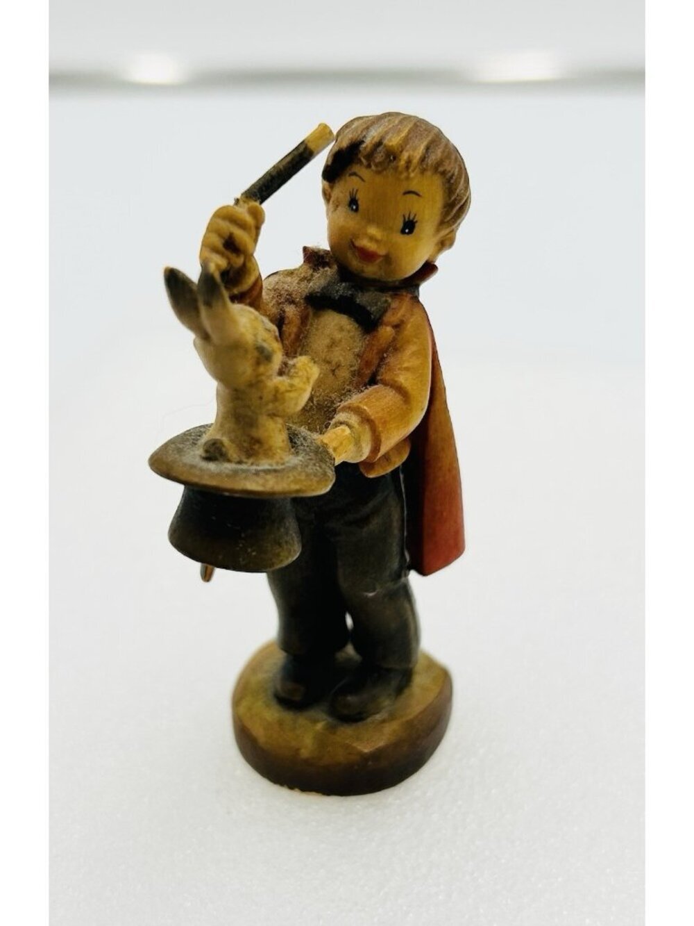 ANRI Abracadabra Magician 3" Wood Figurine Juan Ferrandiz 1954 #67/1500 Italy